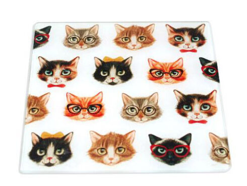 sottopentola, tagliere con gattini , piatto da portata con gatti,trivet, cutting board with kittens, platter with cats