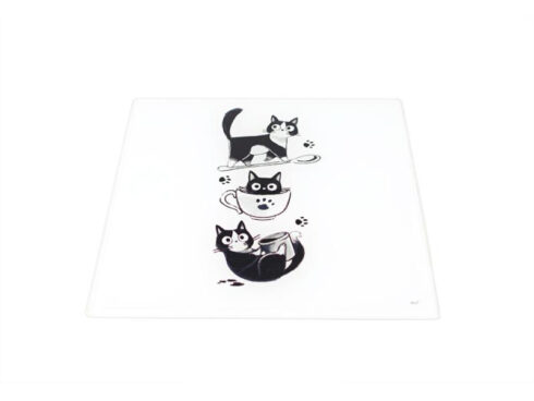 sottopentola, tagliere con gattini , piatto da portata con gatti,trivet, cutting board with kittens, platter with cats